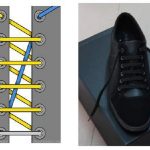 Cách buộc dây giày đan chéo