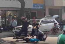 Hai nhóm côn đồ đánh nhau dã man giữa phố Sài Gòn