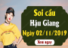 Bảng tổng hợp dự đoán kết quả xổ số Hậu Giang ngày 02/11 chính xác 100%