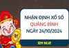 Nhận định con số vượng phát xổ số Quảng Bình ngày 24/10/2024